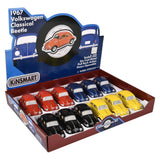 Die-Cast Pull Back 1967 VW Classic Beetle (12 Pc Display)