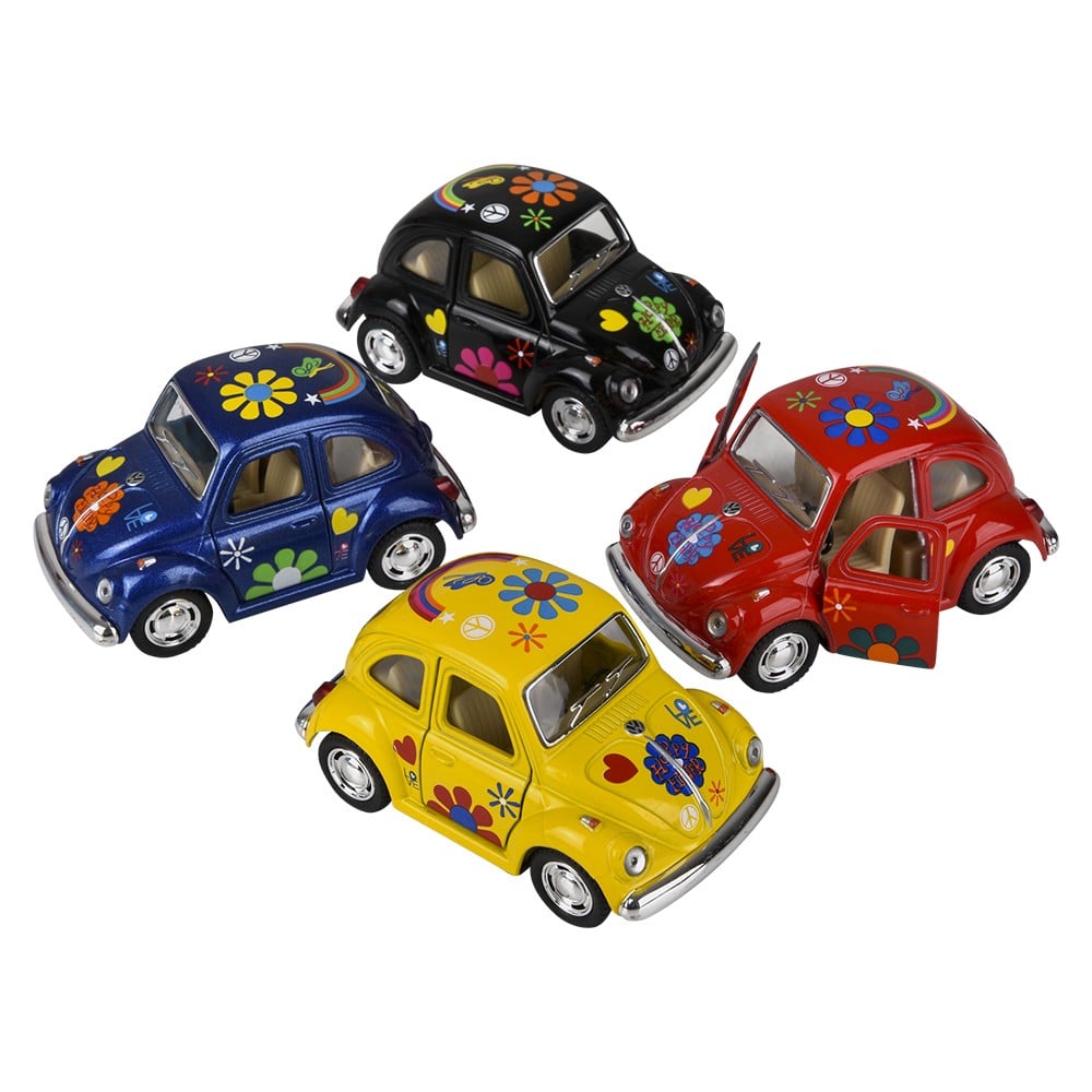 Die-Cast Pull Back 1967 VW Classic Beetle (12 Pc Display)