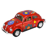 Die-Cast Pull Back VW Beetle Printing VW Beetle (12 Pc Display)