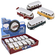 Die-Cast Pull Back 1962 VW Bus (12 Pc Display)