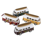 Die-Cast Pull Back 1962 VW Bus Surfboard (1 DSP)