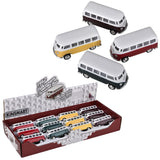 Die-Cast Pull Back 1962 VW Classic Bus (12 Pc Display)
