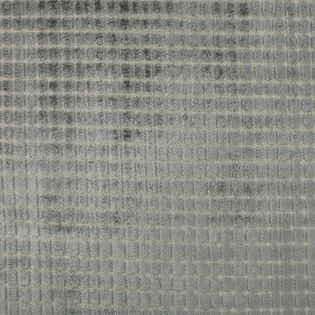 Vika Velvet Fabric - Geometric Small Square, 55" Width (1 Yard)