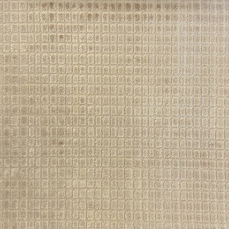 Vika Velvet Fabric - Geometric Small Square, 55" Width (1 Yard)
