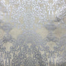 Vince Velvet Fabric - Damask Foil Print, 55" Width (1 Yard)