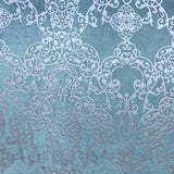 Vince Velvet Fabric - Damask Foil Print, 55" Width (1 Yard)