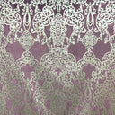 Vince Velvet Fabric - Damask Foil Print, 55" Width (1 Yard)