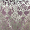 Vince Velvet Fabric - Damask Foil Print, 55" Width (1 Yard)