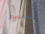 Vintage Linen Polyester Fabric - Faux Burlap, Rustic Natural Look, 58/60" Width (1 Yard)