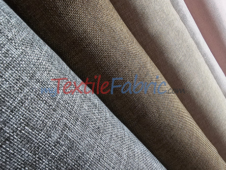 Vintage Linen Polyester Fabric - Faux Burlap, Rustic Natural Look, 58/60" Width (1 Yard)