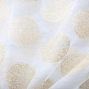 Vivenne Fabric Polyester Fabric - Circular Metallic Sheer, 116" Width (1 Yard)