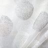 Vivenne Fabric Polyester Fabric - Circular Metallic Sheer, 116" Width (1 Yard)