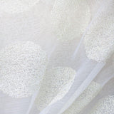 Vivenne Fabric Polyester Fabric - Circular Metallic Sheer, 116" Width (1 Yard)