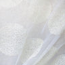 Vivenne Fabric Polyester Fabric - Circular Metallic Sheer, 116" Width (1 Yard)