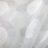 Vivenne Fabric Polyester Fabric - Circular Metallic Sheer, 116" Width (1 Yard)