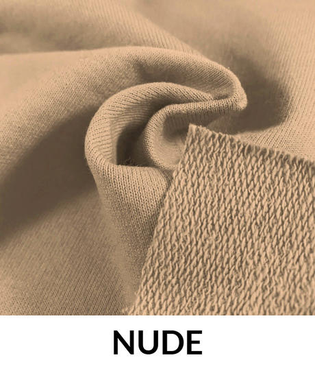 French Terry 210 GSM Poly Rayon Spandex Fabric - 88% Polyester 9% Rayon 3% Spandex, 58/60" Width