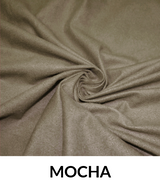 Heavy Suede 280 Gsm Polyester Fabric - Evening Wear, Loungewear Fabric, 2002