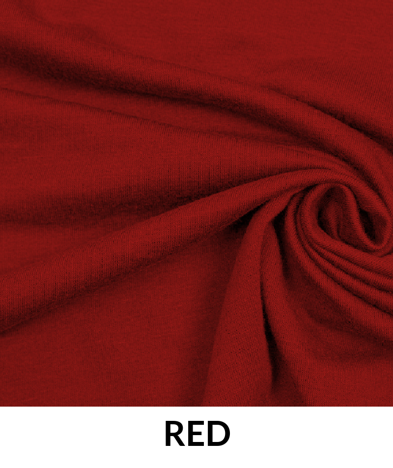 T/R French Terry Jersey Knit Fabric - 82% Polyester, 15% Rayon, 3% Spandex, French Terry Back, 215 GSM, 58/60" Width