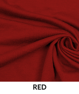 T/R French Terry Jersey Knit Fabric - 82% Polyester, 15% Rayon, 3% Spandex, French Terry Back, 215 GSM, 58/60" Width