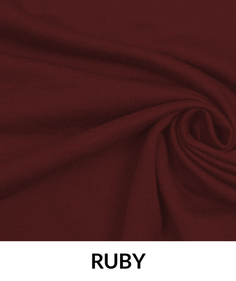 T/R French Terry Jersey Knit Fabric - 82% Polyester, 15% Rayon, 3% Spandex, French Terry Back, 215 GSM, 58/60" Width