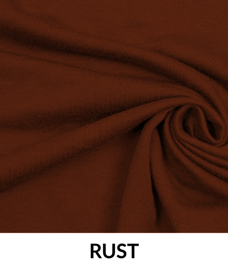 T/R French Terry Jersey Knit Fabric - 82% Polyester, 15% Rayon, 3% Spandex, French Terry Back, 215 GSM, 58/60" Width