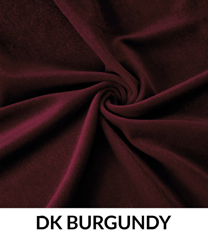 VLA1401 2018 Stretch Velvet Fabric - Polyester, Solid, Dance Wear, Evening Wear