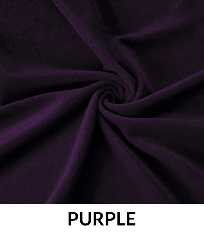 VLA1401 2018 Stretch Velvet Fabric - Polyester, Solid, Dance Wear, Evening Wear