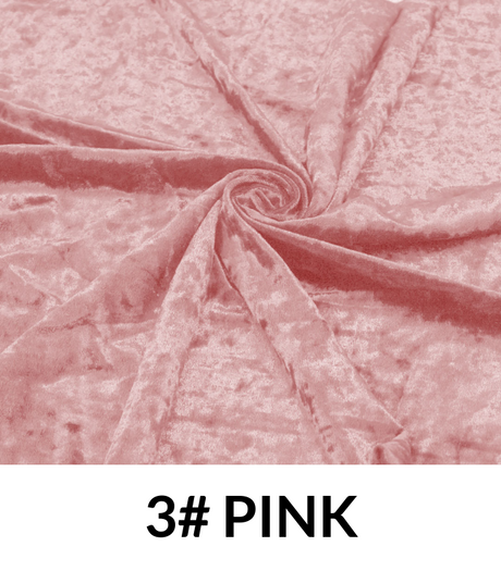 VLA1401 Crushed Velvet Polyester Spandex Fabric - Crushed Velvet, 58-60" Width