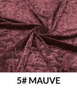 VLA1401 Crushed Velvet Polyester Spandex Fabric - Crushed Velvet, 58-60" Width