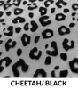 Flocked Mesh Cheetah - Polyester Mesh Fabric - Cheetah Print