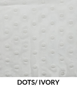 Flocked Mesh Polka Dots Polyester Fabric - Black Polka Dots, Mesh Fabric