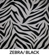 Flocked Mesh Zebra Polyester Fabric - Zebra Pattern, Mesh Fabric