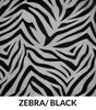 Flocked Mesh Zebra Polyester Fabric - Zebra Pattern, Mesh Fabric