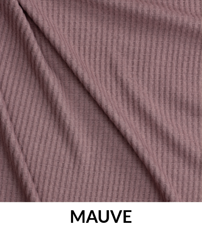 Waffle Brushed Style VLA1401/2002 Polyester Rayon Spandex Fabric - Waffle Texture, Brushed Finish