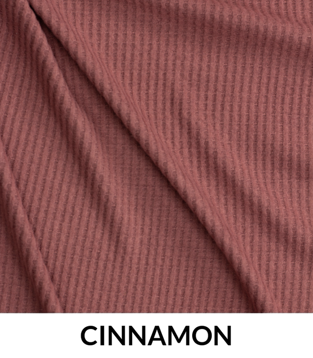 Waffle Brushed Style VLA1401/2002 Polyester Rayon Spandex Fabric - Waffle Texture, Brushed Finish