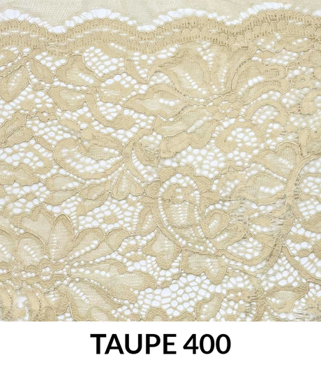 Stretch Lace Nylon Spandex Scalloped (T300) - Lace Fabric, Scalloped Pattern