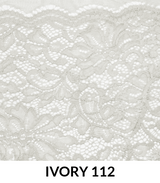 Stretch Lace Nylon Spandex Scalloped (T300) - Lace Fabric, Scalloped Pattern
