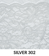Stretch Lace Nylon Spandex Scalloped (T300) - Lace Fabric, Scalloped Pattern