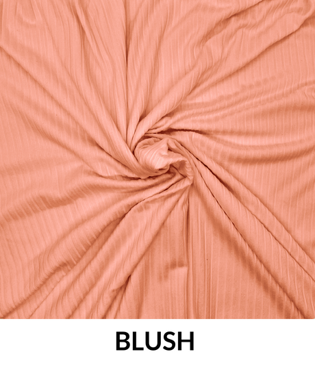 Yummy Rib 6 X 2 Polyester Spandex Fabric - Ribbed, Stretch Fabric