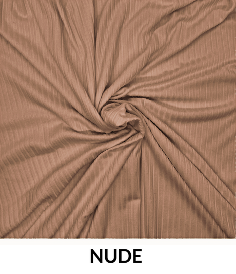 Yummy Rib 6 X 2 Polyester Spandex Fabric - Ribbed, Stretch Fabric