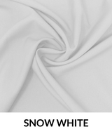 VLA1810 Poly Poplin Polyester Fabric - White, 120" Width