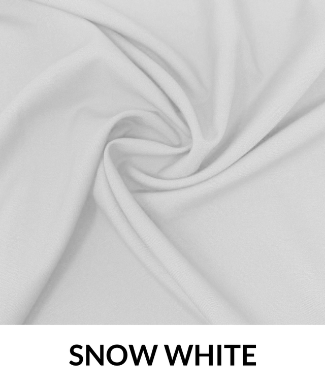VLA1810 Poly Poplin Polyester Fabric - White, 120" Width