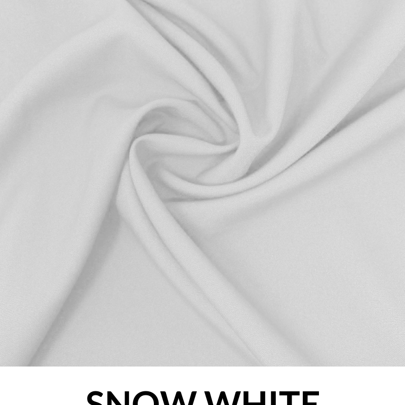 VLA1810 Poly Poplin 100 Percent Polyester Fabric - White, Woven, 58/60" Width