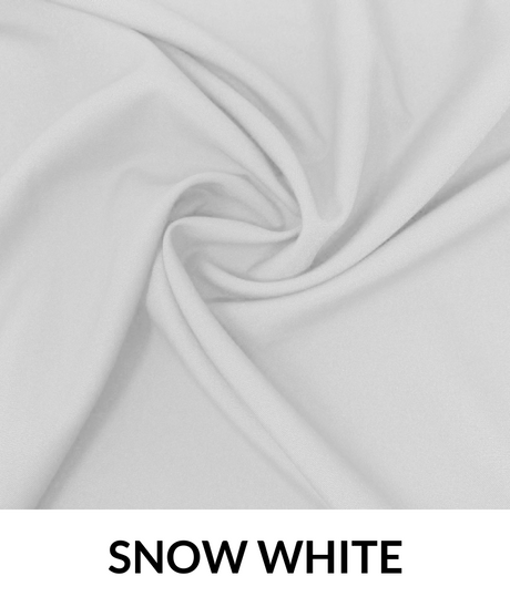 VLA1810 Poly Poplin 100 Percent Polyester Fabric - White, Woven, 58/60" Width