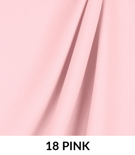 VLA2102 Poly Poplin Polyester Fabric - White, Woven, 58/60" Width