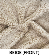 VLA2612 Polyester Fleece Fabric - Sherpa Blanket Style, White