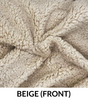 VLA2612 Polyester Fleece Fabric - Sherpa Blanket Style, White
