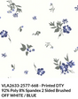 Ditsy Florals Print DTY Brushed Fabric - Floral Print, 2-Sided Brushed, 92% Polyester 8% Spandex