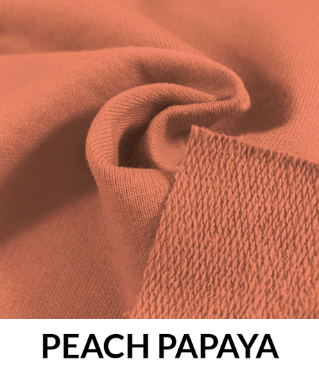 Sweatshirt Fleece 200 Gsm French Terry Style Polyester Cotton Fabric - Heather Gray, 200 Gsm