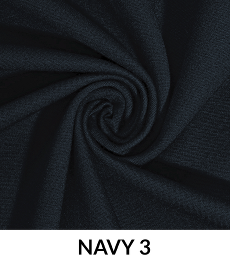 VLA2633 Heavy Ponte Rayon Modal Fabric - Black, Solid, 310 GSM
